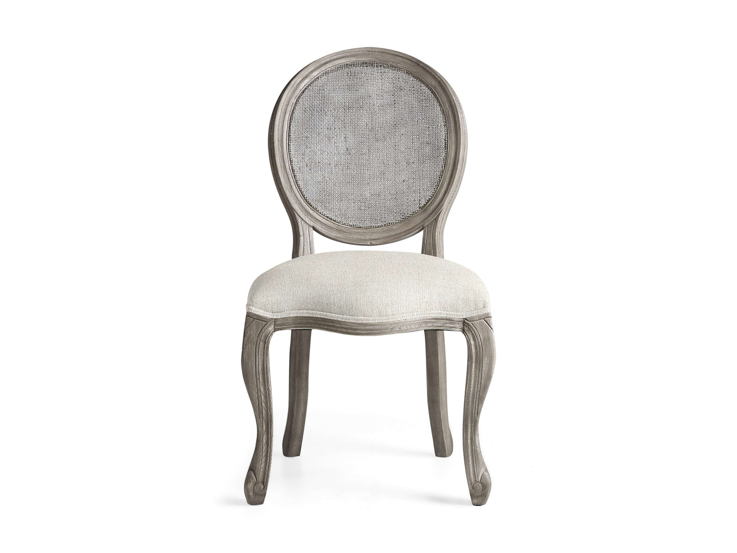 Margot Cane Back Dining Chair in Stone Vintage