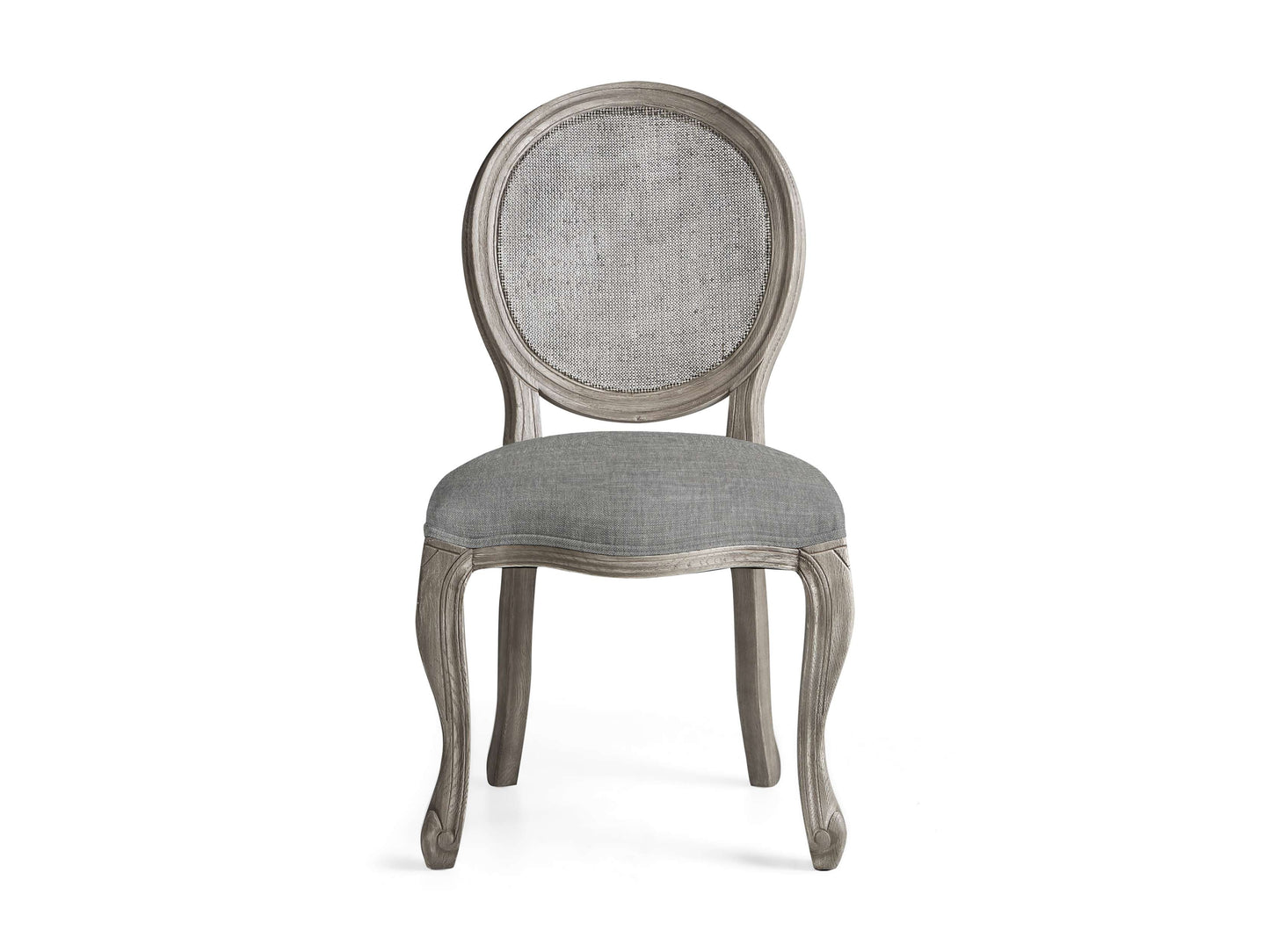 Margot Cane Back Dining Chair in Stone Vintage