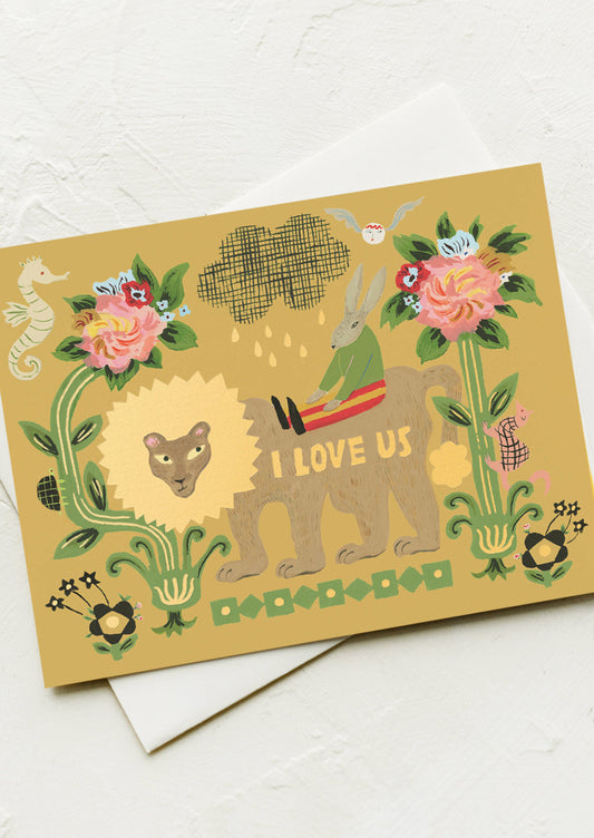 I Love Us Card