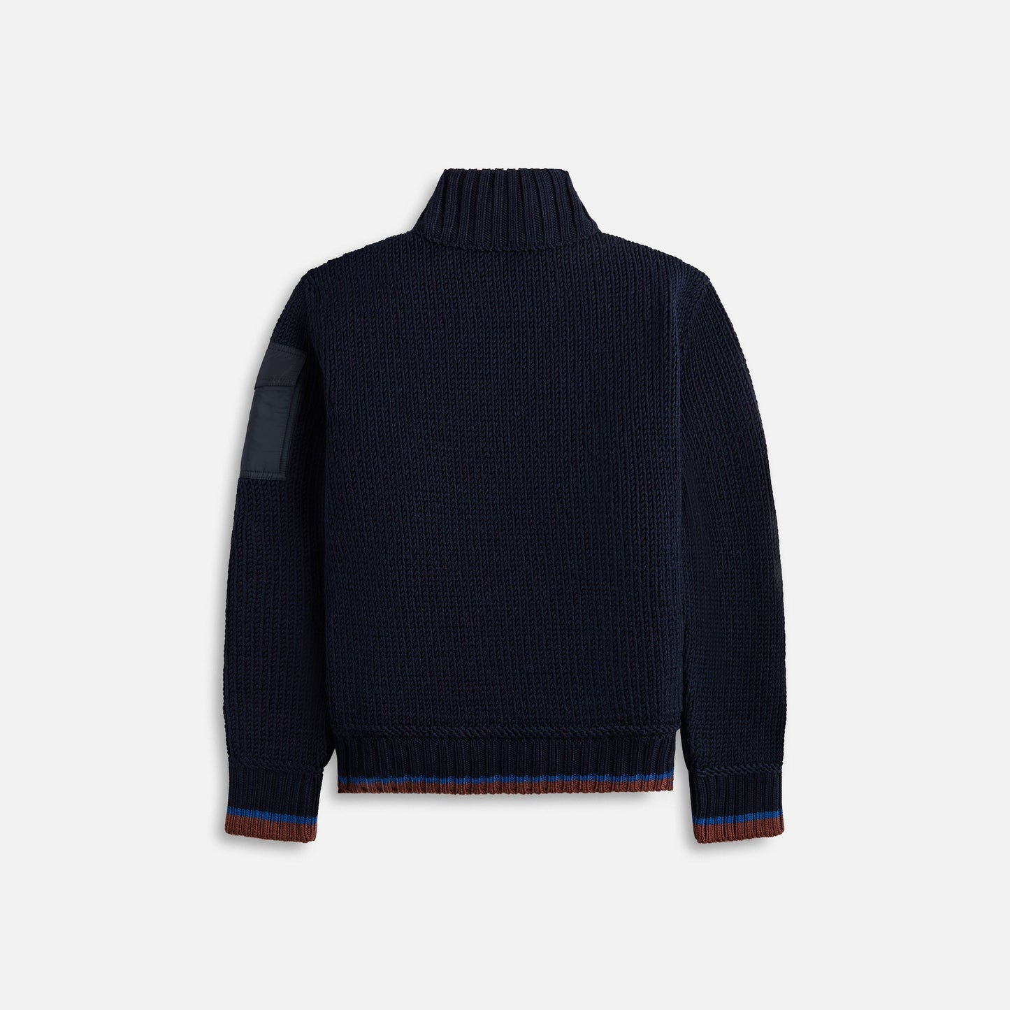 Moncler Comfort Round Wool Cardigan - Navy