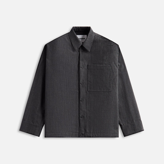 Jil Sander Wool Check Tailoring Jacket - Dark Edge