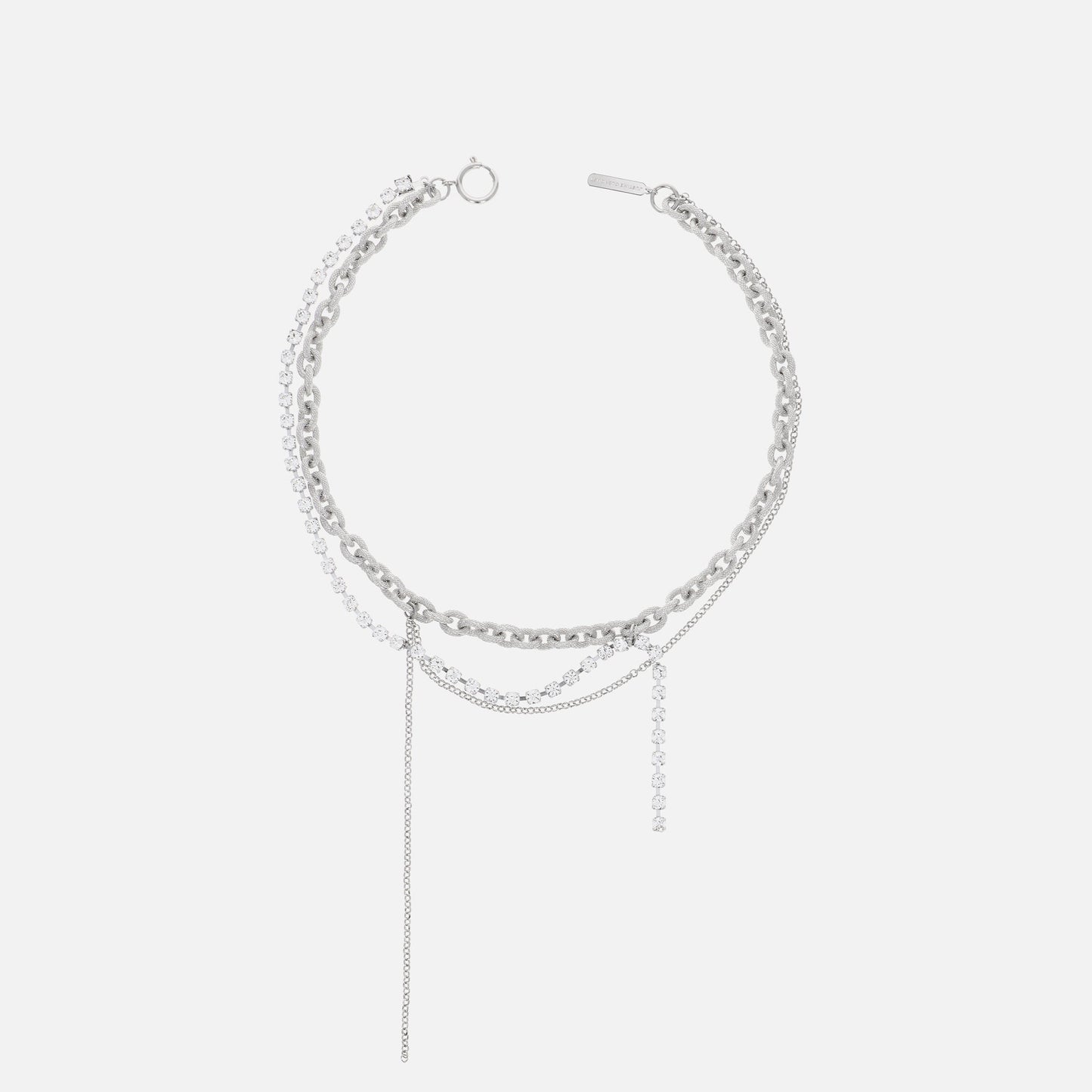 Justine Clenquet Daisy Necklace - Palladium