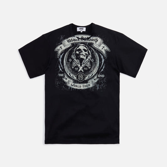 Junya Watanabe Man Cotton High Density Garment Print Tee - Black