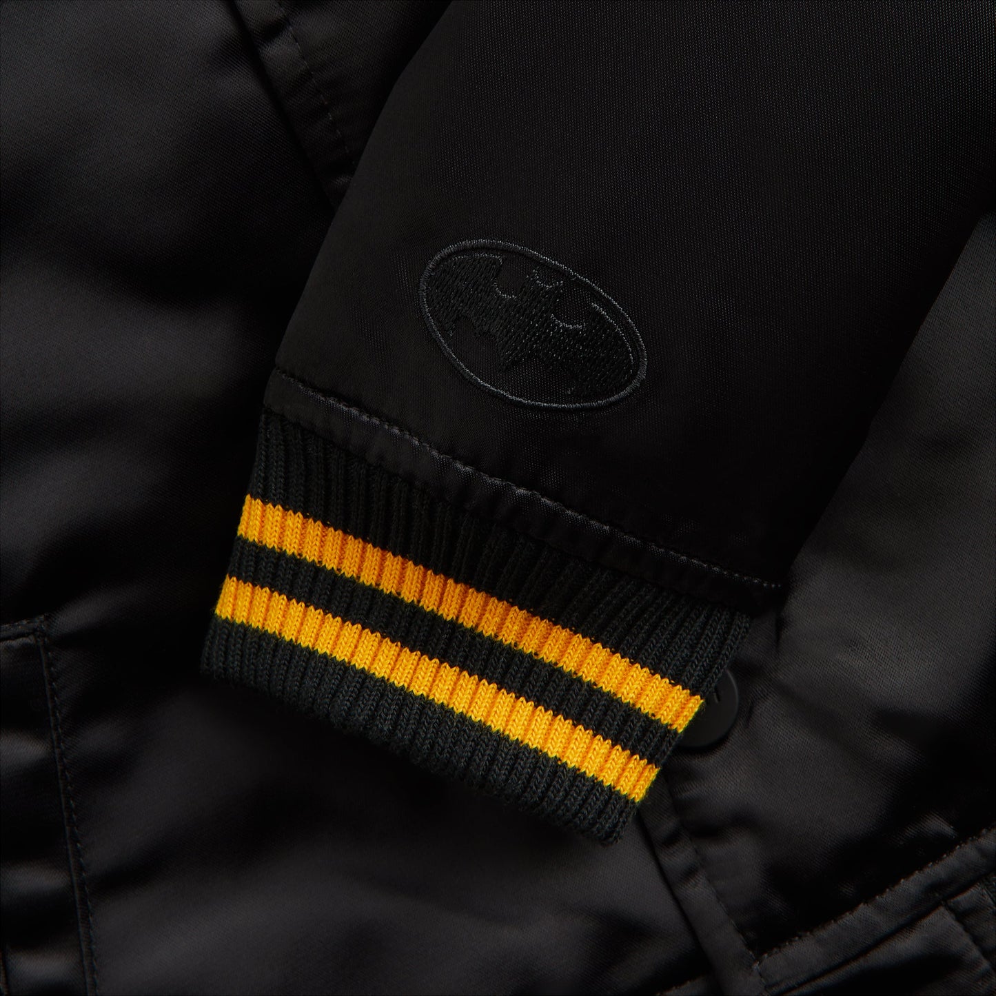 Batman | Kith Baby Satin Bomber Jacket - Black