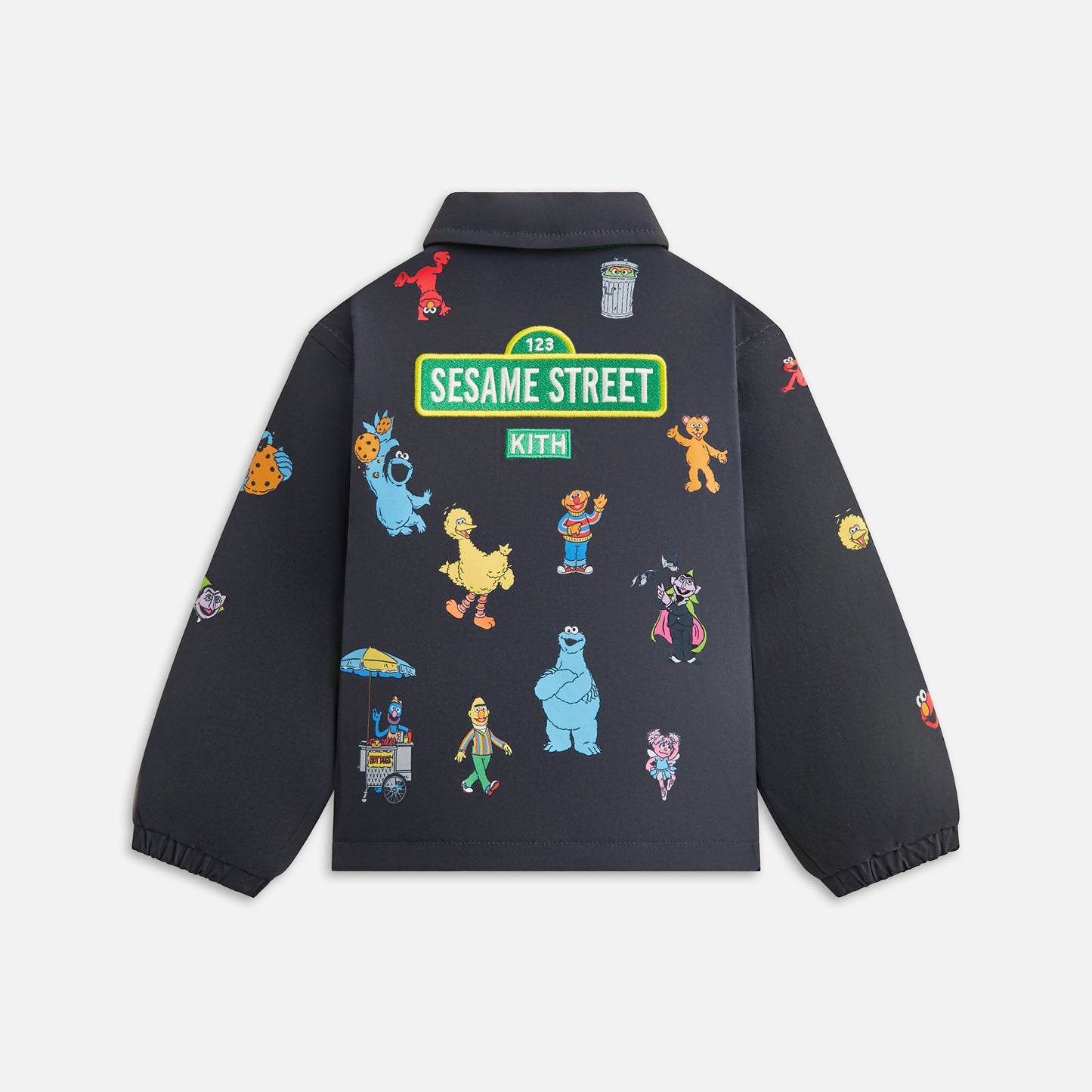 Kith Baby for Sesame Street Coaches Jacket - Black