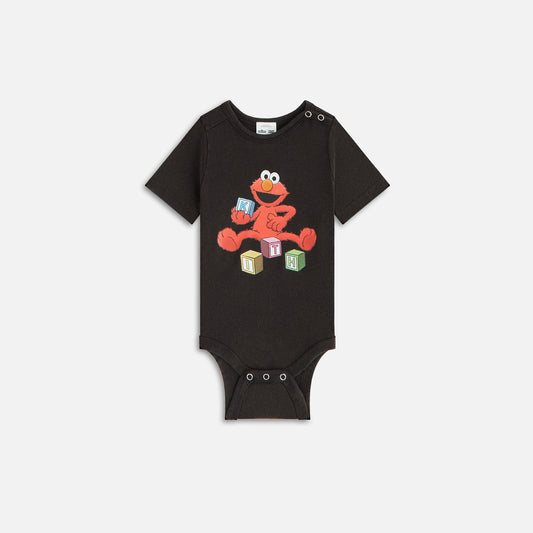 Kith Baby for Sesame Street Alphabet Vintage Bodysuit - Black