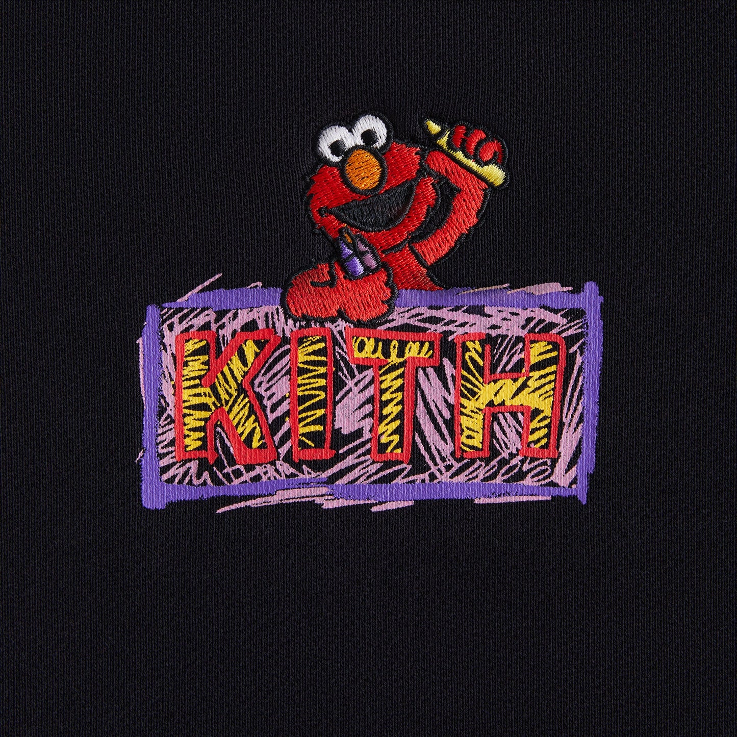 Kith Kids for Sesame Street Elmo Nelson Crewneck - Black