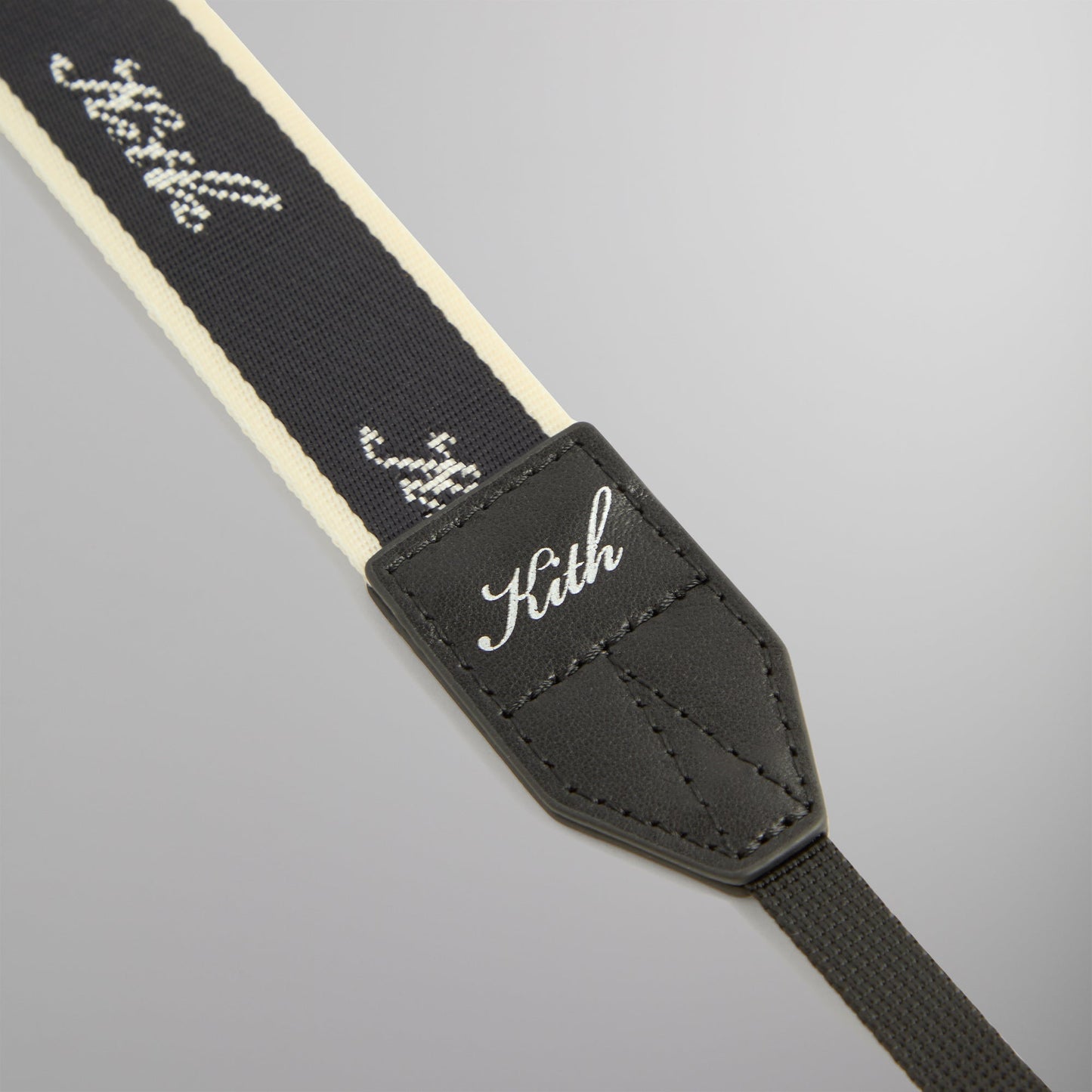 Kithmas Script Logo Camera Strap - Black
