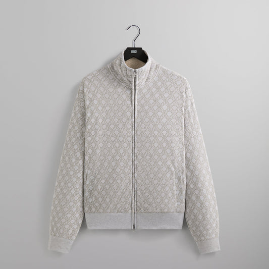 Kith Bonded Fleece Wyona Full Zip - Light Heather Grey