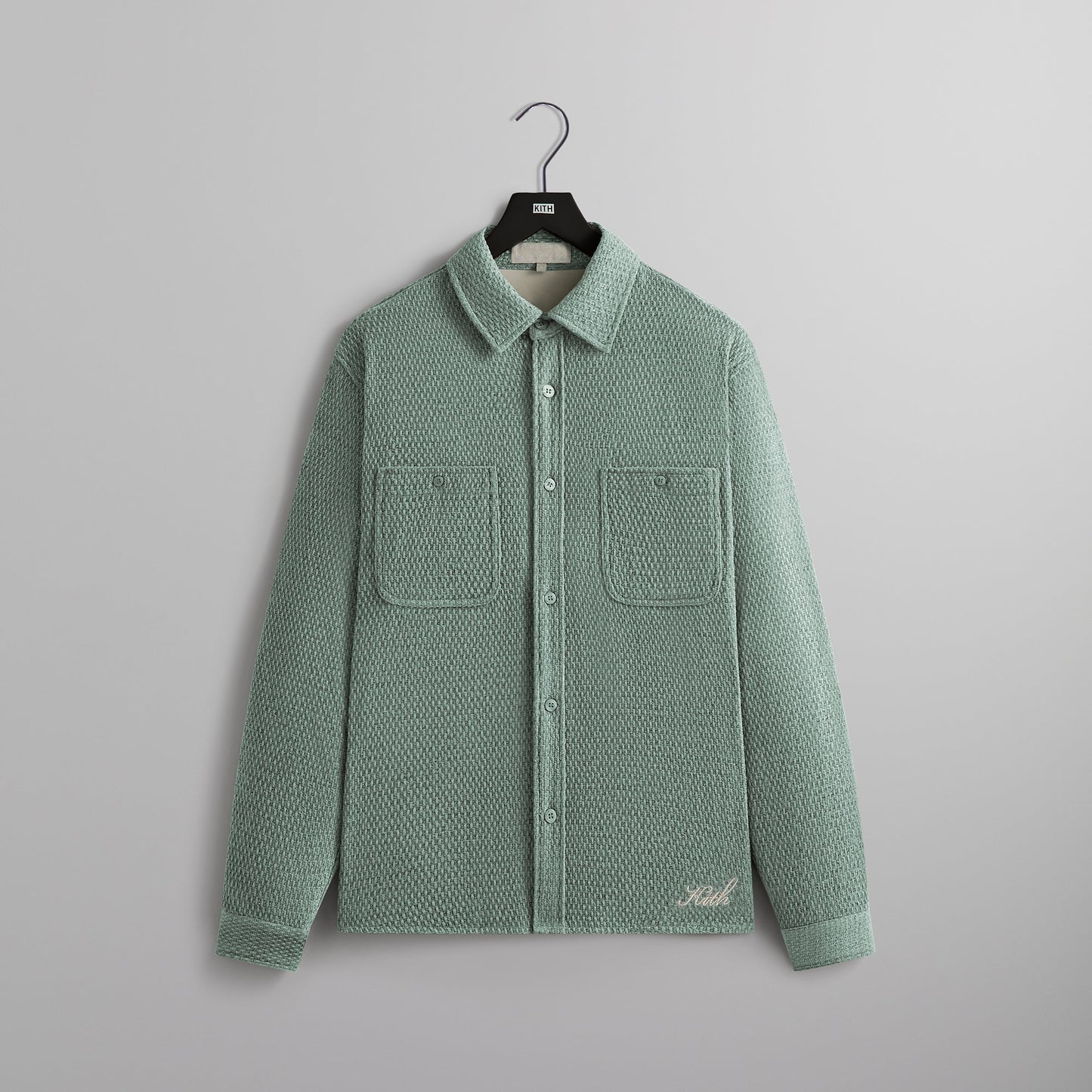 Kith Chenille Tweed Apollo Shirt - Tornado
