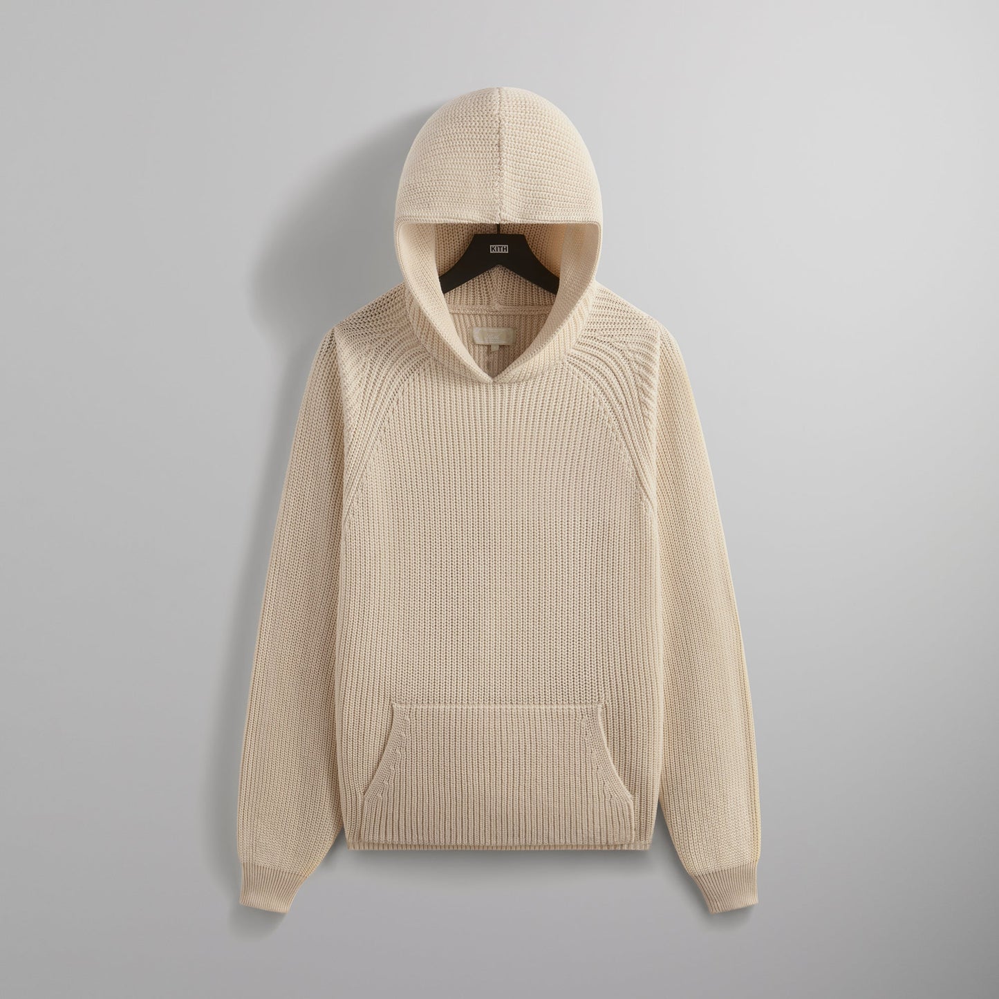 Kith Knit Miles Hoodie - Sandy Heather