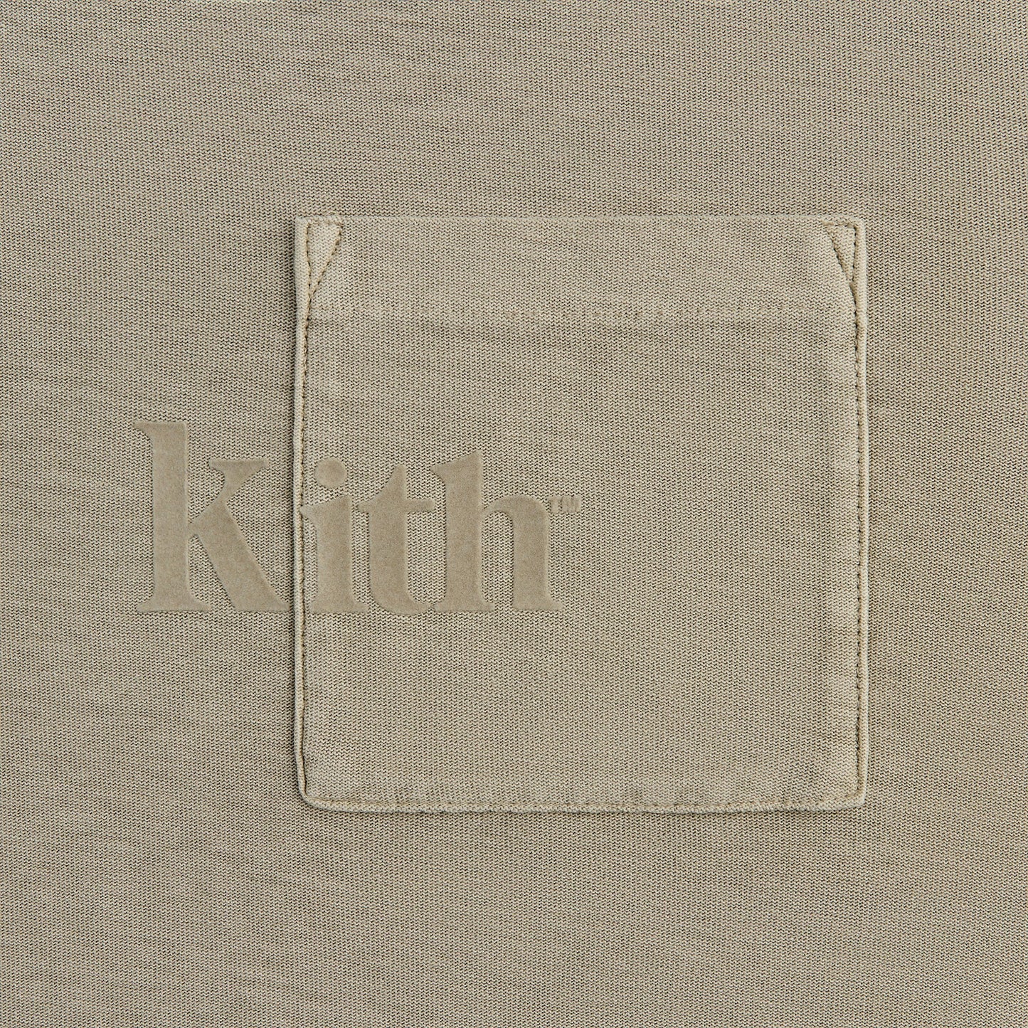 Kith Long Sleeve Quinn Tee - Plaster