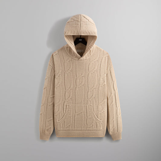 Kith Knit Elliot Hoodie - Sandy Heather