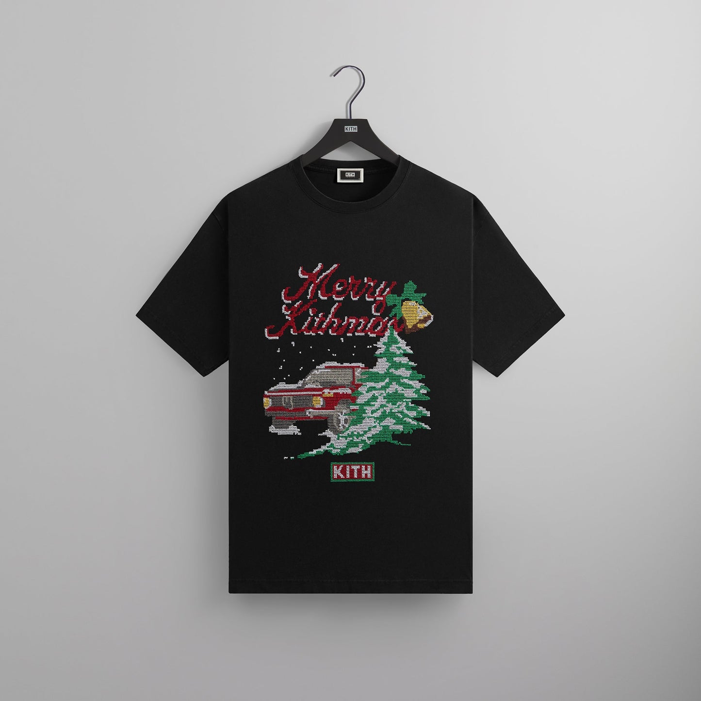 Kithmas Needlepoint Tee - Black