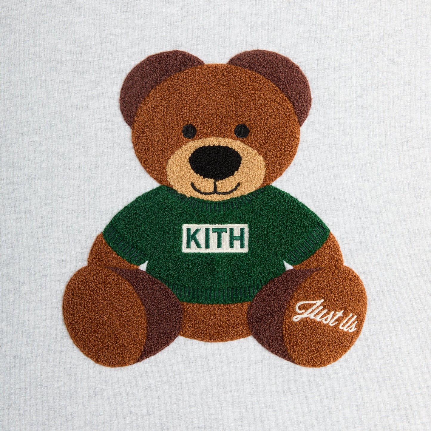 Kithmas Teddy Nelson Crewneck - Light Heather Grey