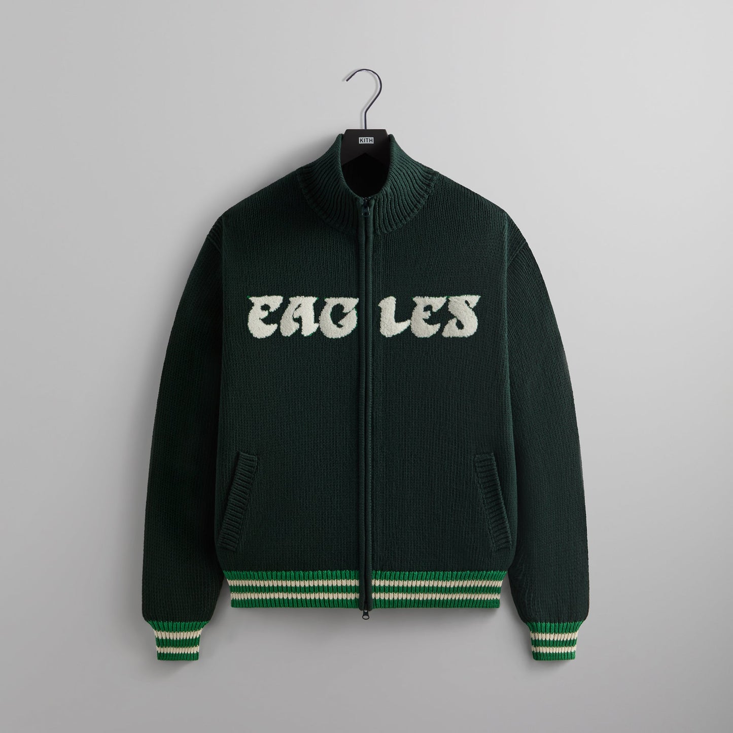 Kith & '47 for the NFL: Eagles Wyona Full Zip Sweater - Stadium