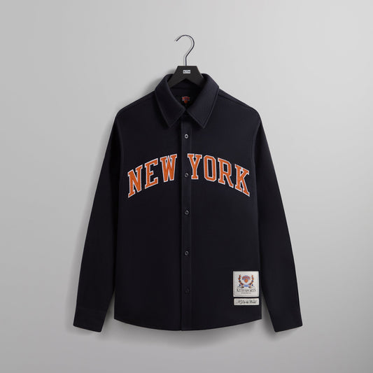 Kith for the New York Knicks Felted Jersey Apollo Shirt - Nocturnal