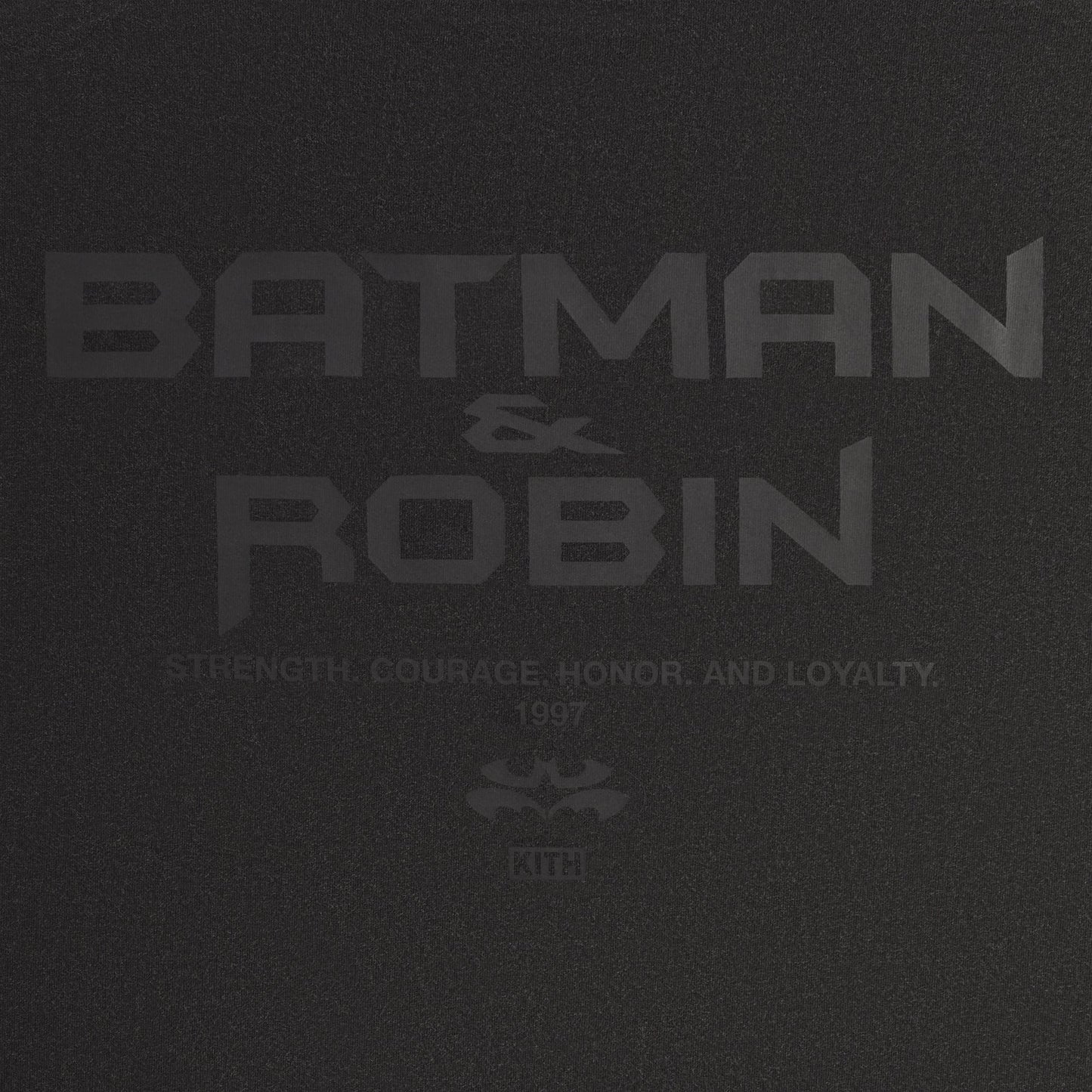 Batman | Kith Batman and Robin Logo Vintage Tee - Black