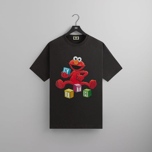 Kith for Sesame Street Alphabet Vintage Tee - Black