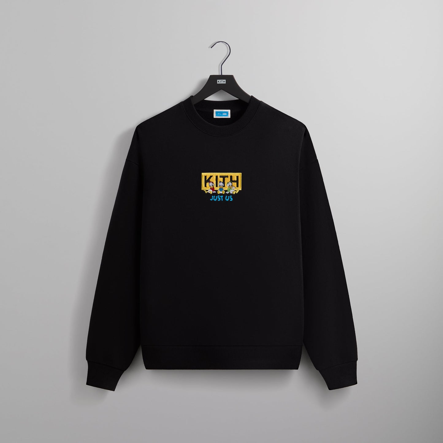 Disney | Kith for Donald Duck Triplets Vintage Nelson Crewneck - Black