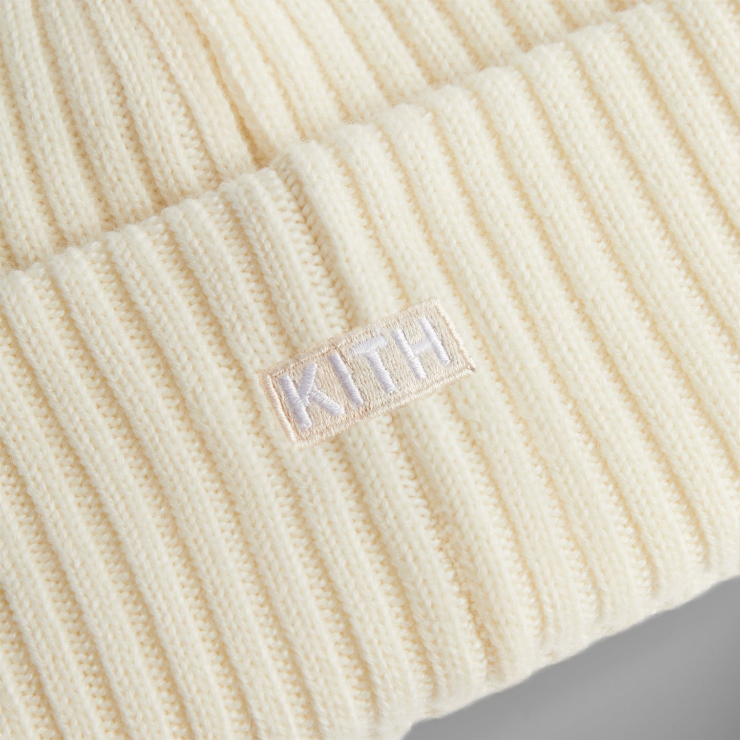 Kith for the New York Knicks Wings Logo Beanie - Sandrift