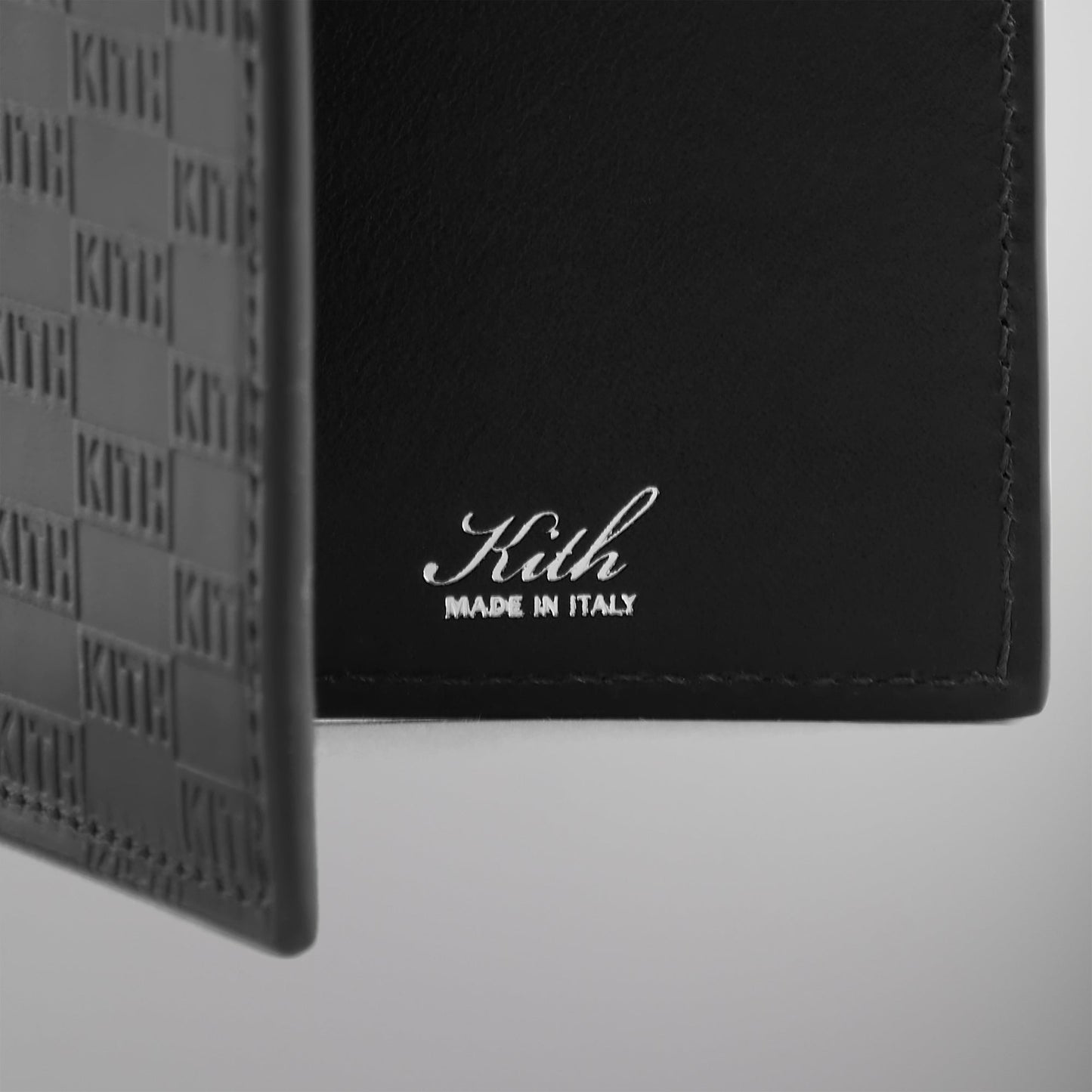 Kithmas Monogram Bi-Fold Wallet - Black