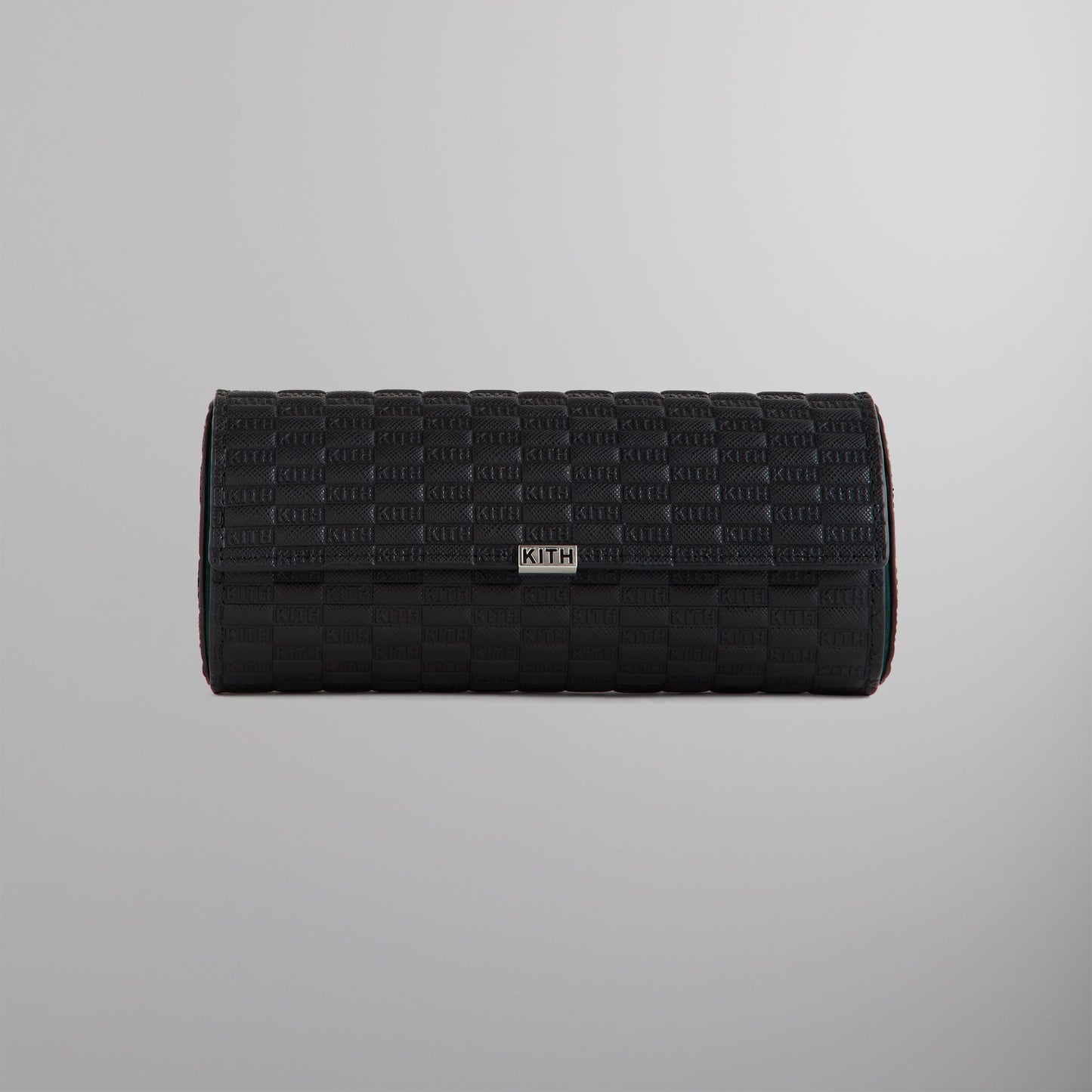 Kithmas Monogram 3 Watch Roll - Black