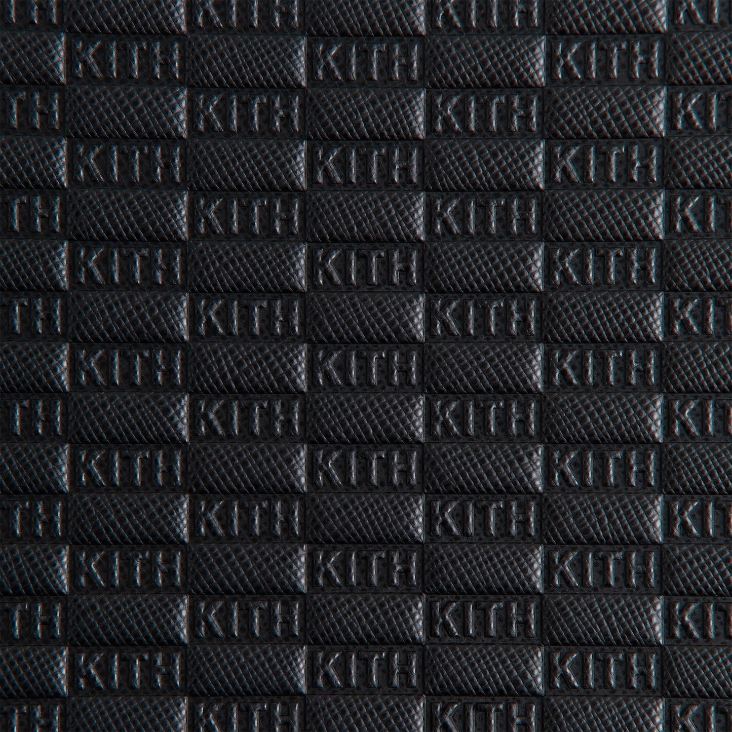 Kithmas Monogram Saffiano Leather Watch Box - Black