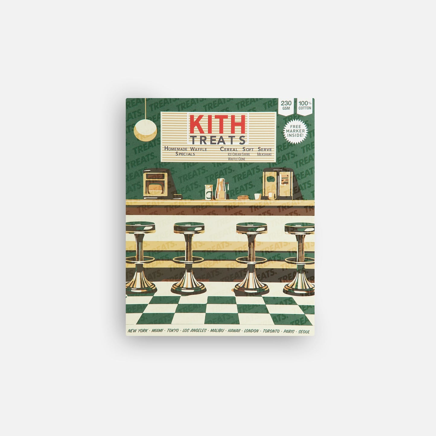 Kith Treats Waffle Toaster Vintage Tee - Waffle