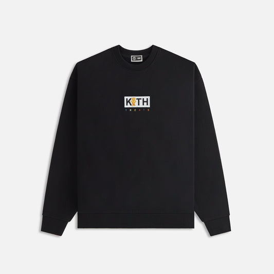 Kith Treats for SOUR PATCH KIDS® Classic Logo Nelson Crewneck - Black