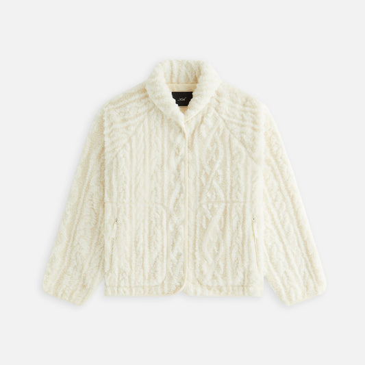 Kith Women Grayson Cable Sherpa Jacket - Sandrift