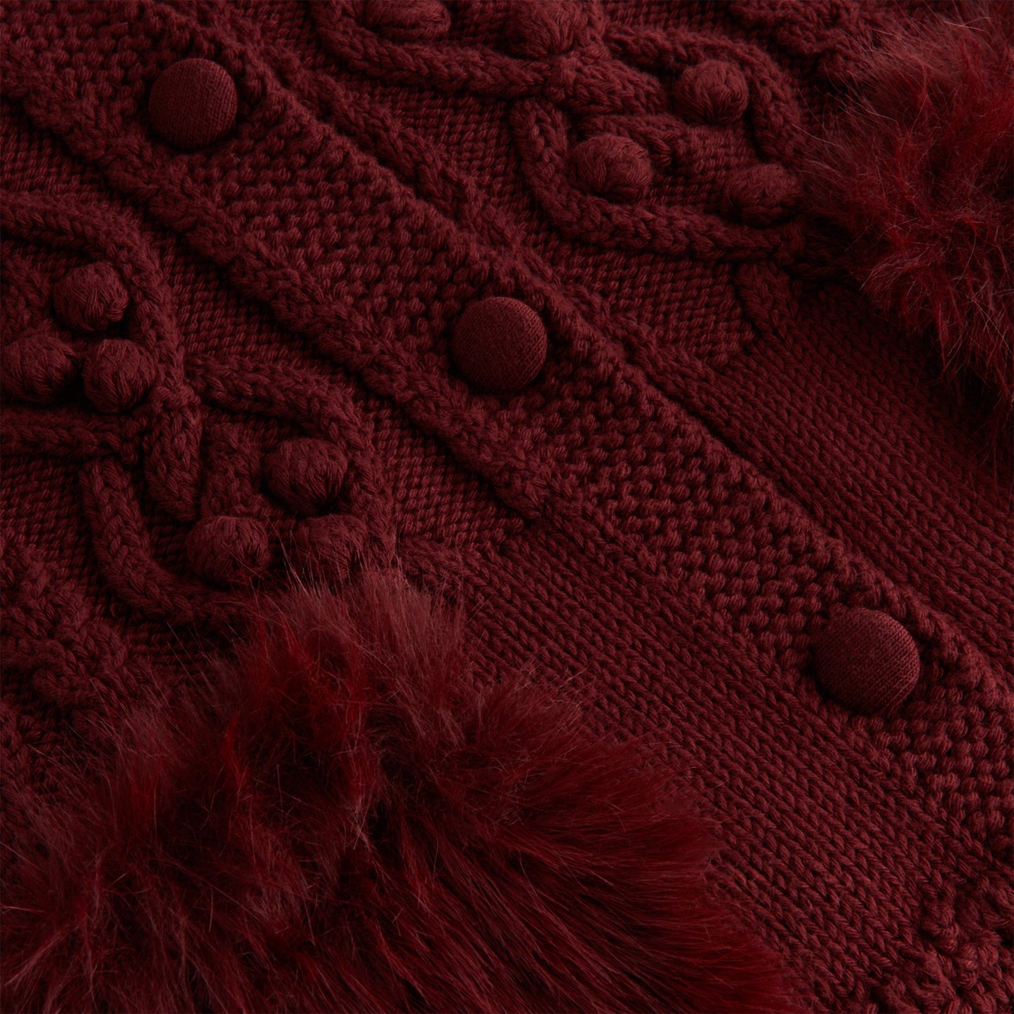 Kith Women Hartley Knit Fur Hooded Vest - Haut