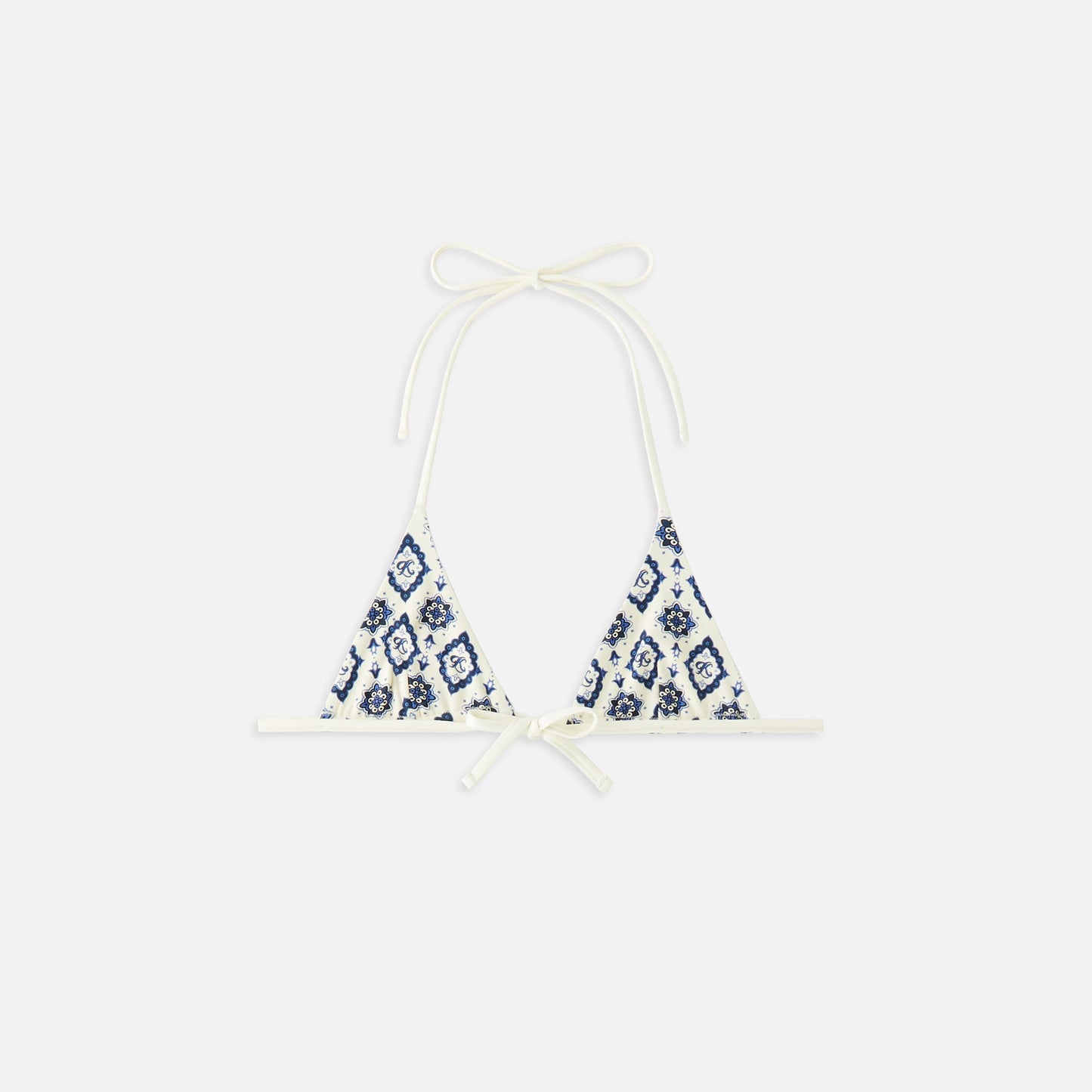 Kith Women Talia II Baroque Tile Tie Top - Sandrift