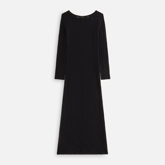Kith Women Bailey Plush Lace Maxi Dress - Black