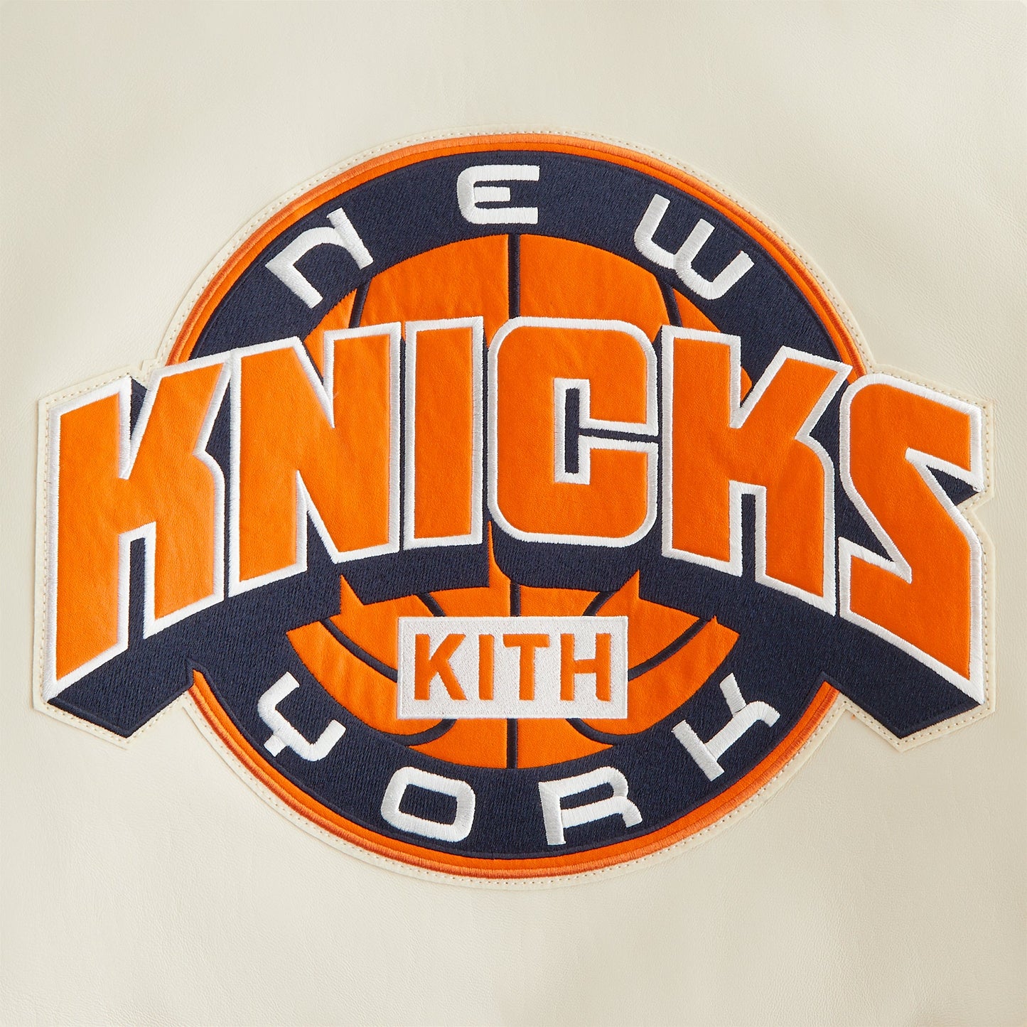Kith Women & AVIREX for the New York Knicks Icon Jacket - Sandrift