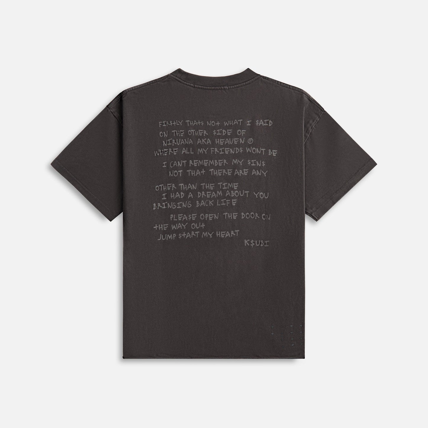 Ksubi Hit List Ekcess Tee - Faded Black
