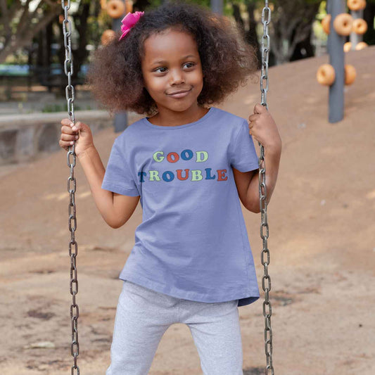 Good Trouble Onesie + Kids Tee