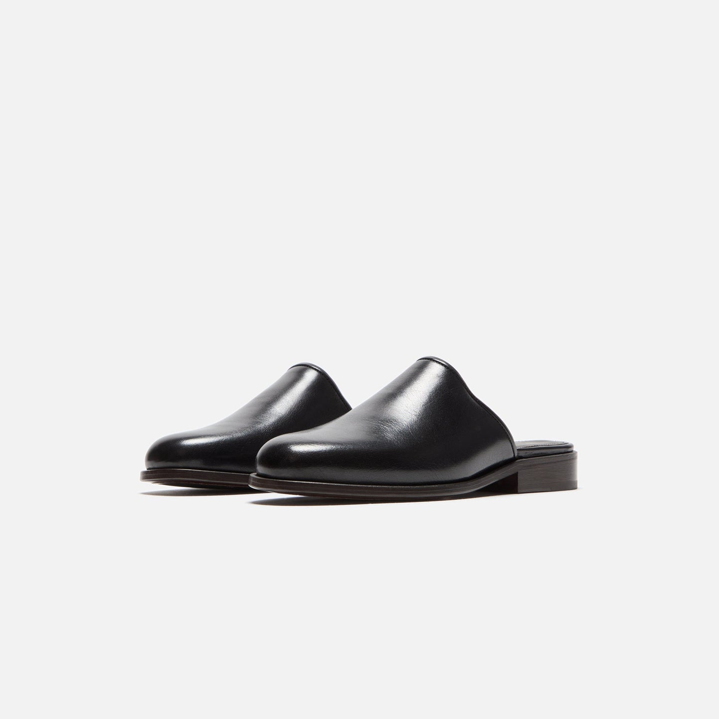 Lemaire Square Mule - Black