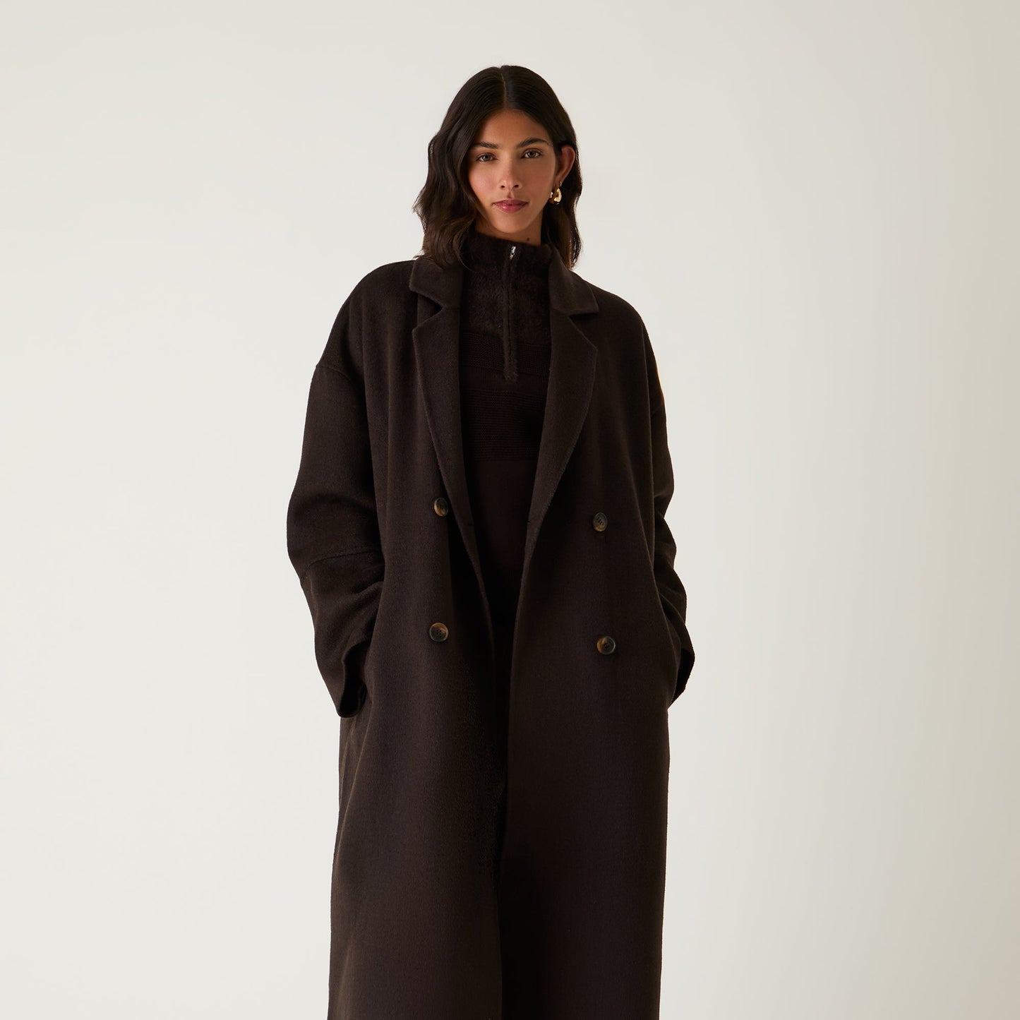 Kith Women Merra Double Breasted Coat - Incognito