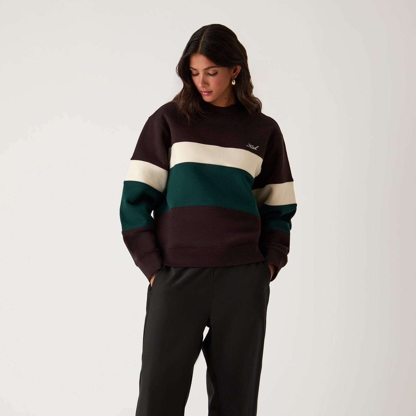Kith Women Ashwin Panelled Crewneck - Incognito