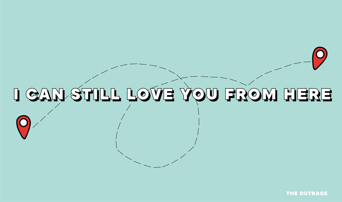 I Can Still Love You From Here Postcard