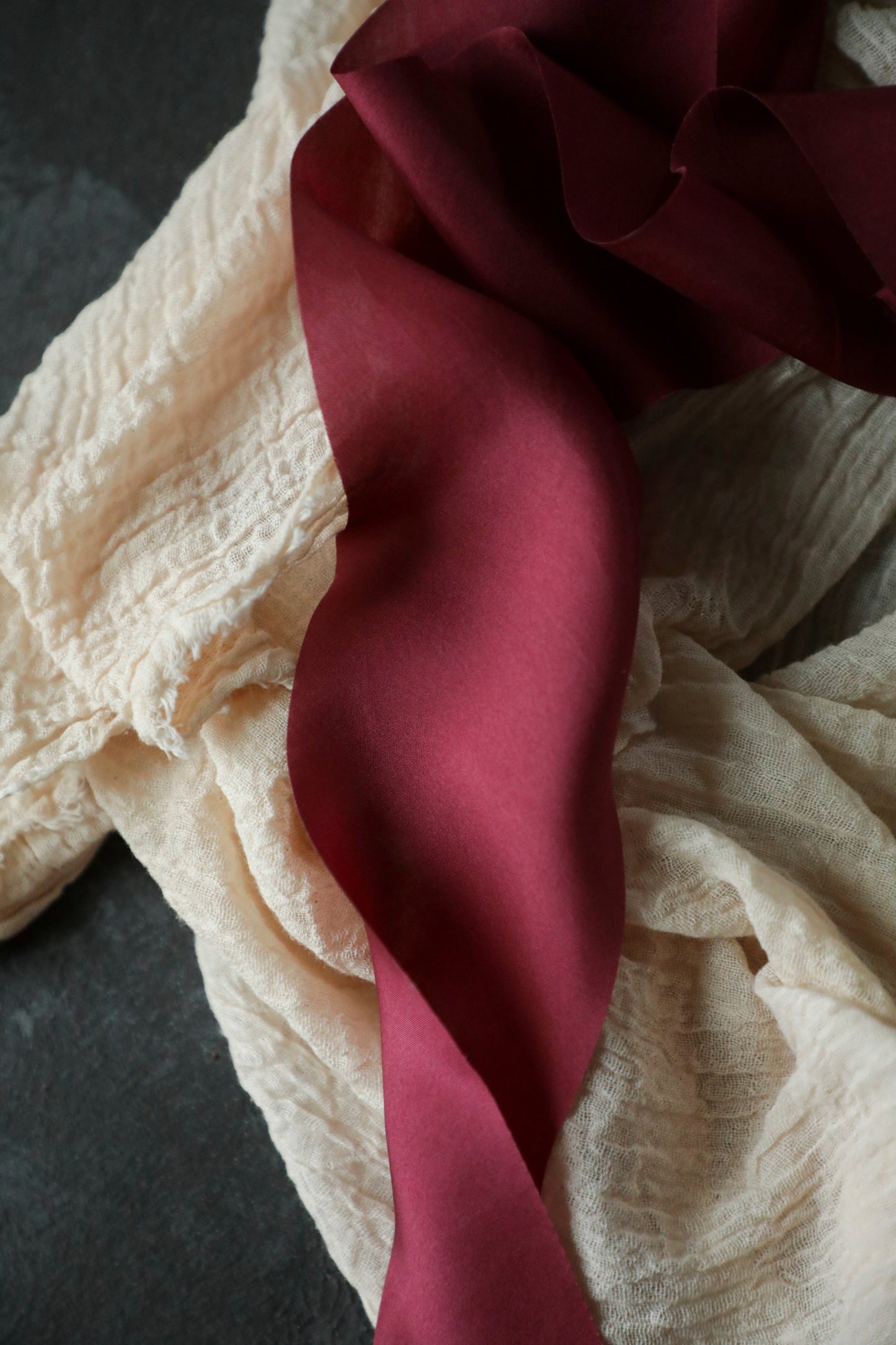 Love's Embrace Silk Ribbon