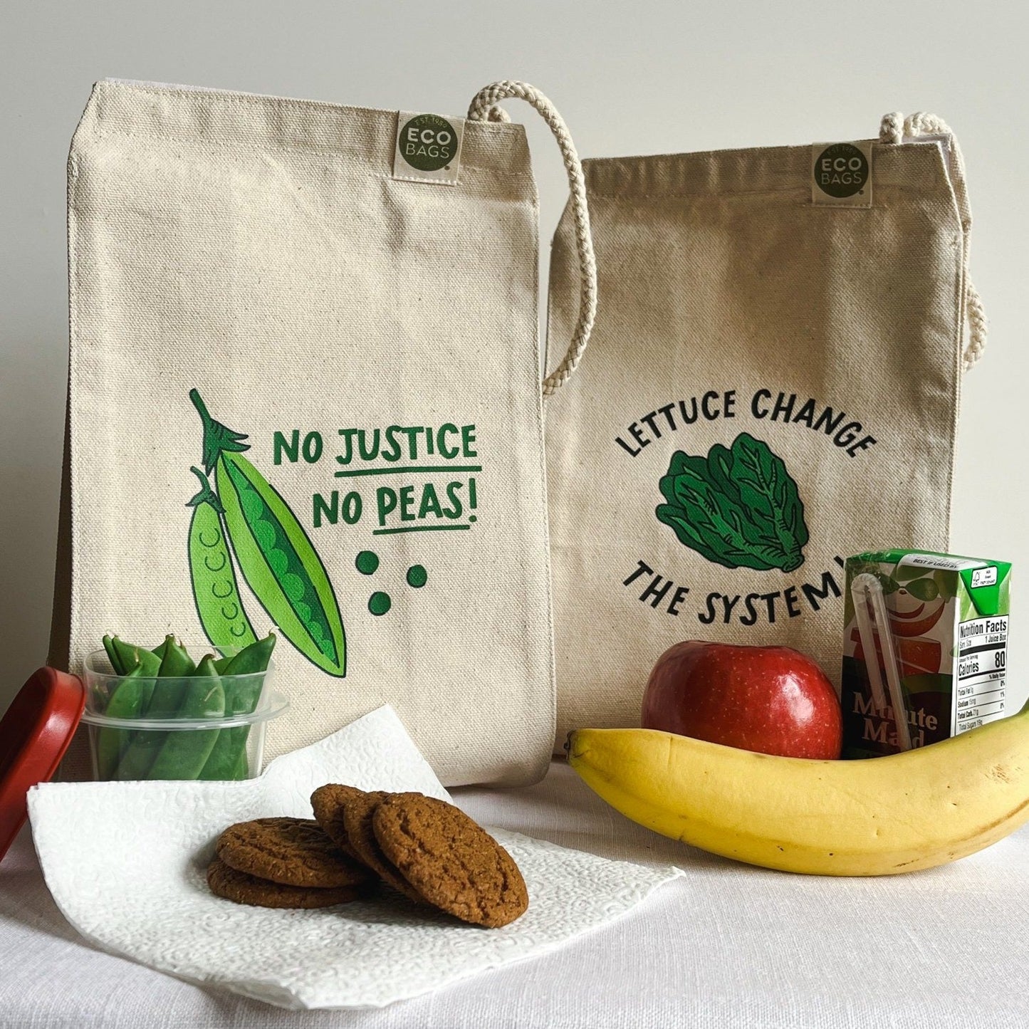 Veggie Pun Lunch Sack