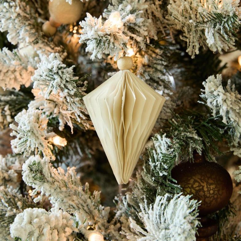 Hand-Cut Paper Ornaments, Set of 4