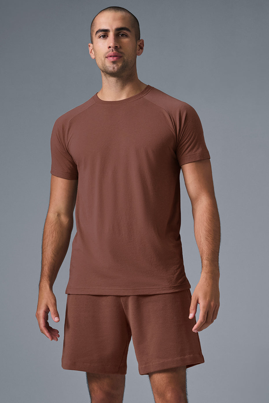 The Triumph Crew Neck Tee - Chestnut