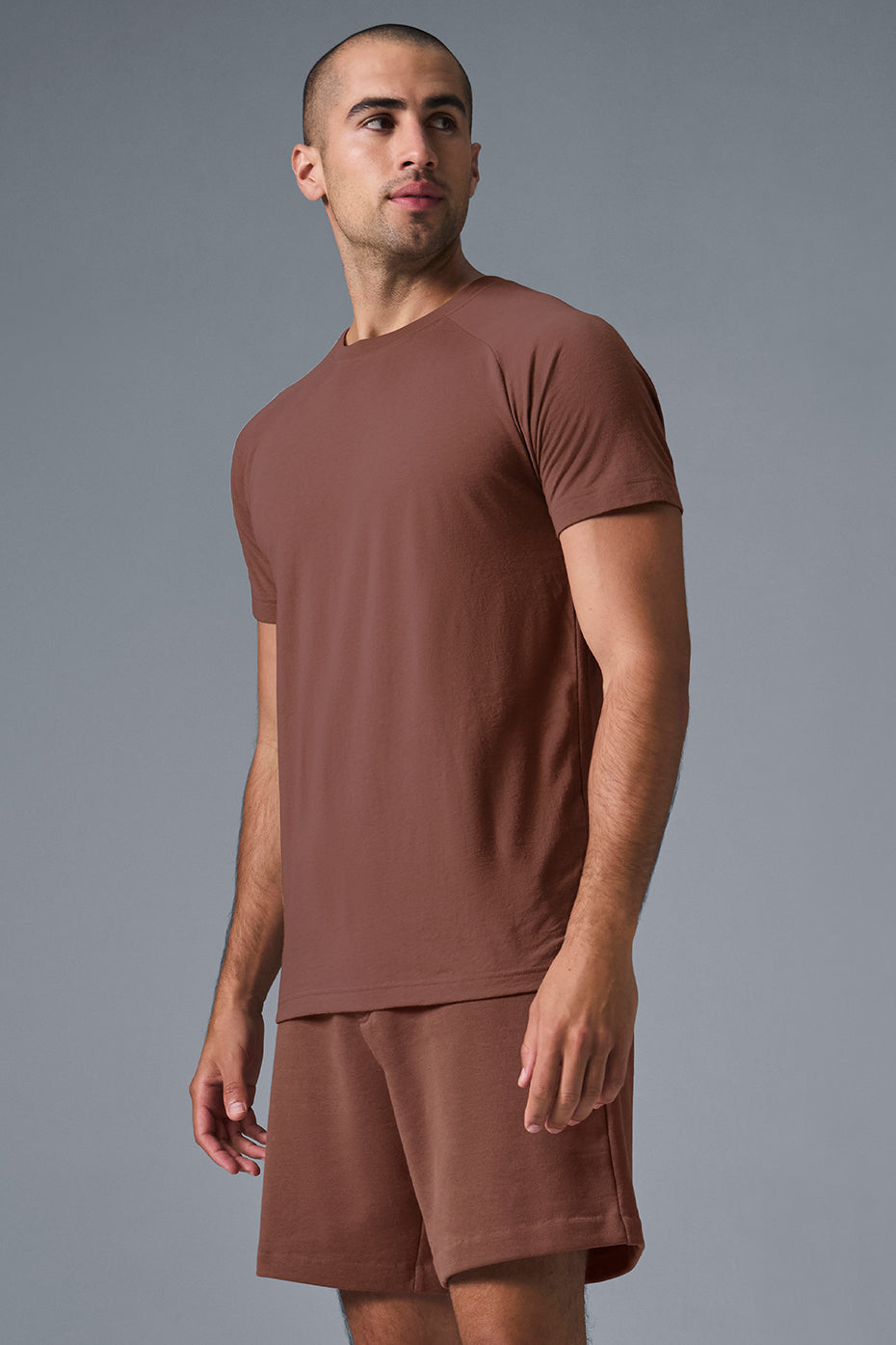 The Triumph Crew Neck Tee - Chestnut