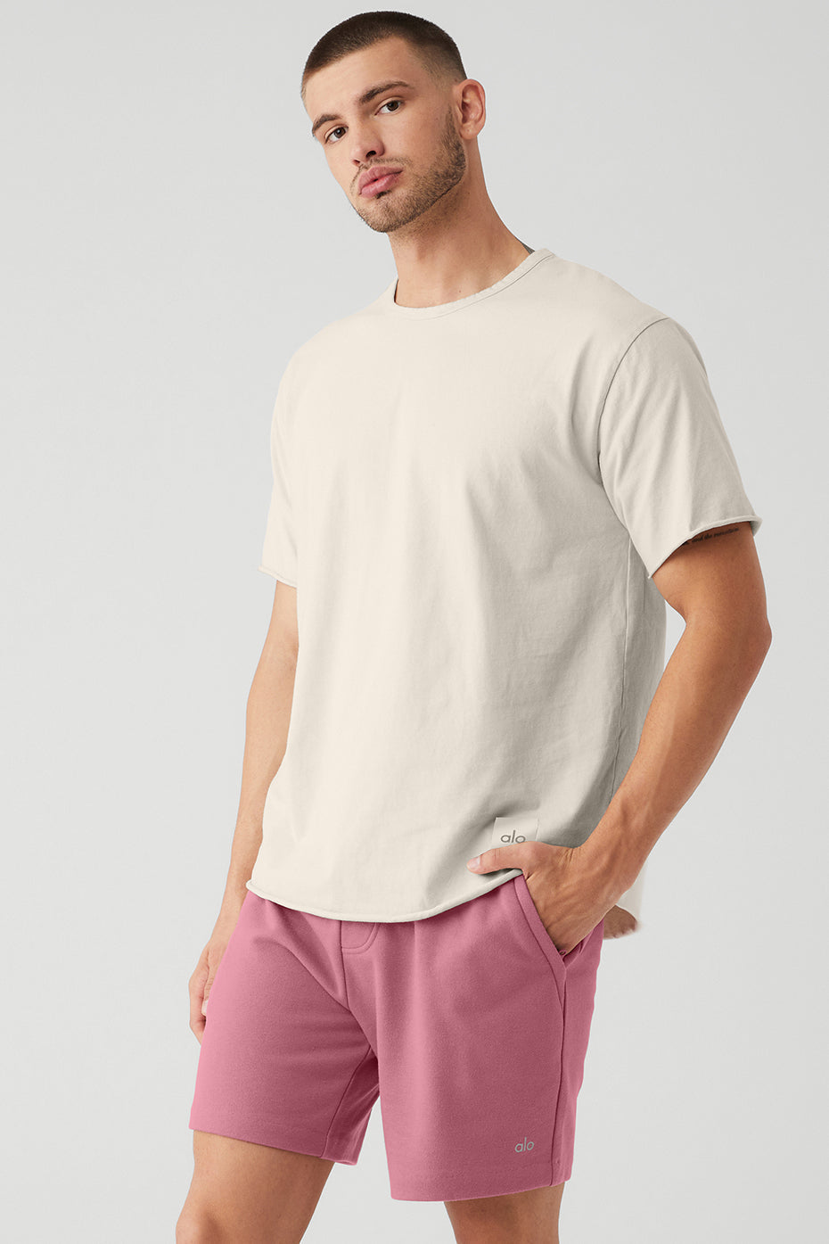 Society Crewneck Tee - Bone