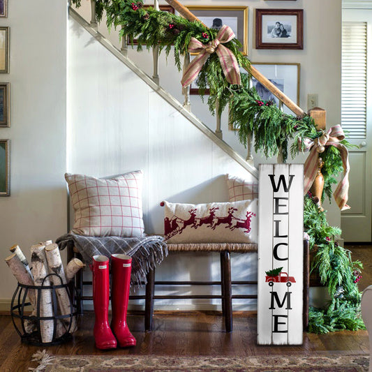 Merry Christmas Reversible Porch Sign