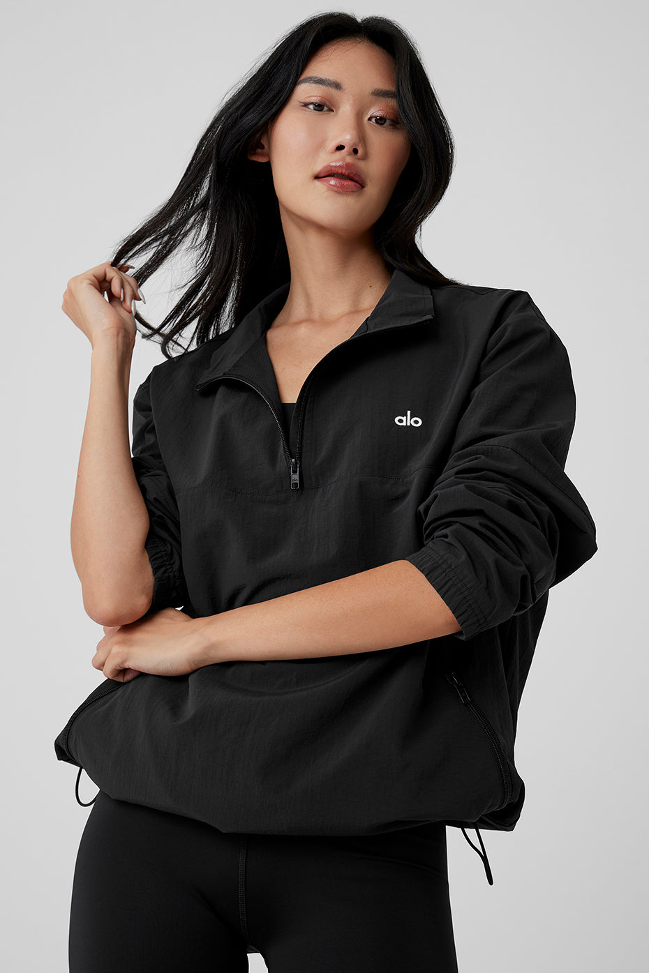 Takeaway Track Pullover - Black