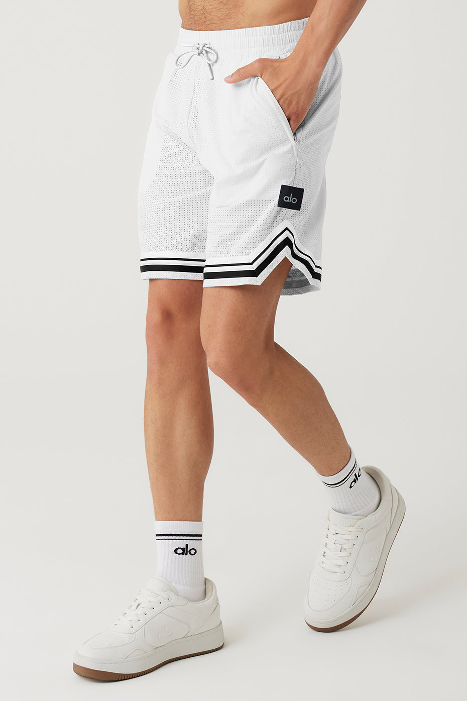 9" Traction Arena Short - White